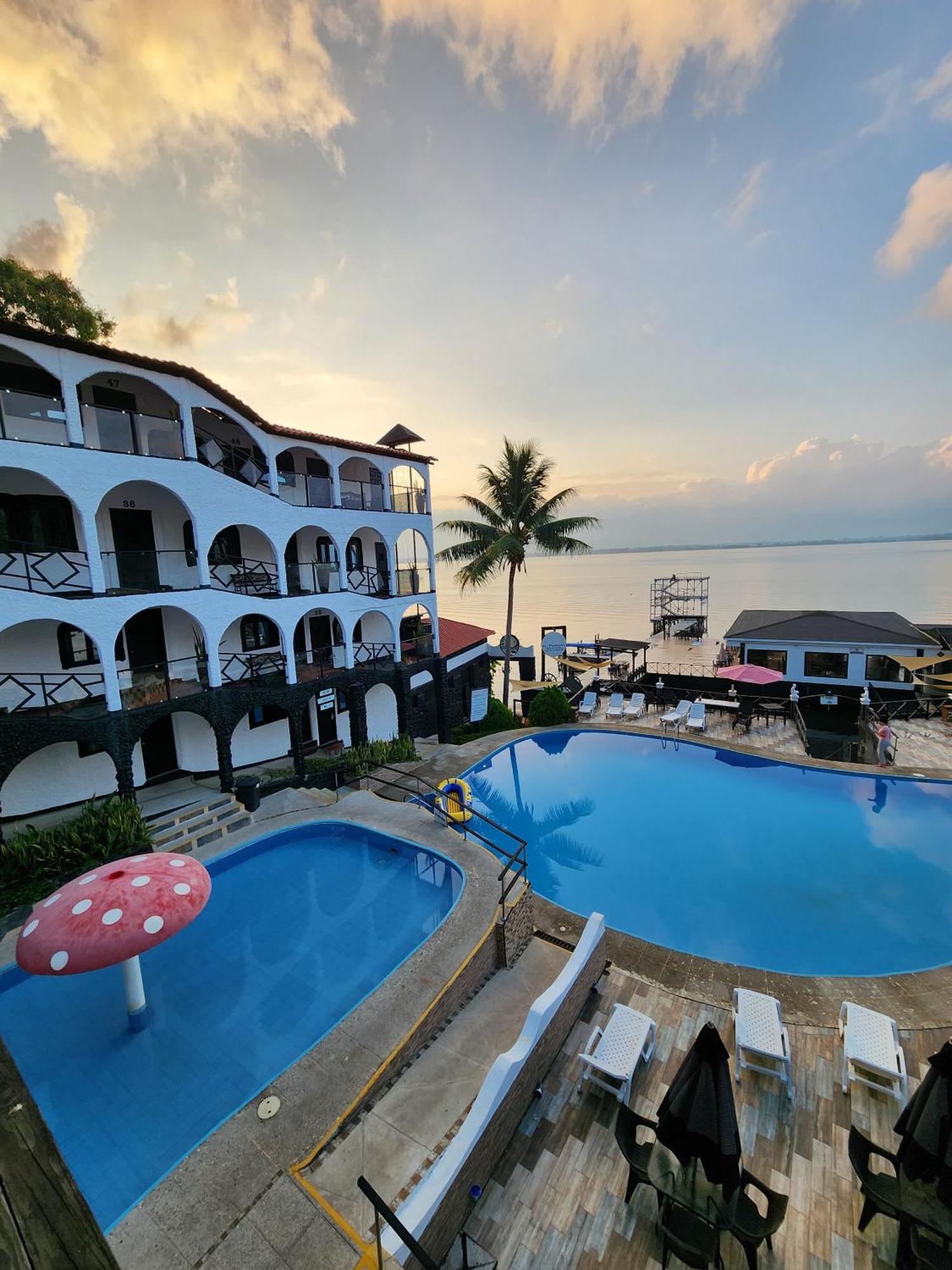 Hotel Mi Paraiso Rio Dulce Castillo de San Felipe Luaran gambar